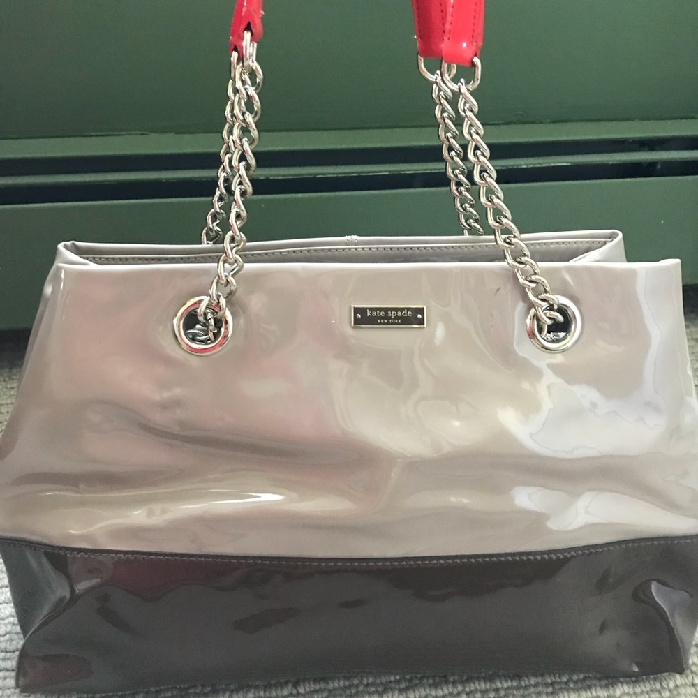 Used patent leather Kate Spade shoulder bag